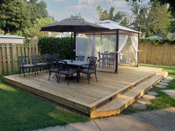 Cost of Backyard Deck Installation in Newark